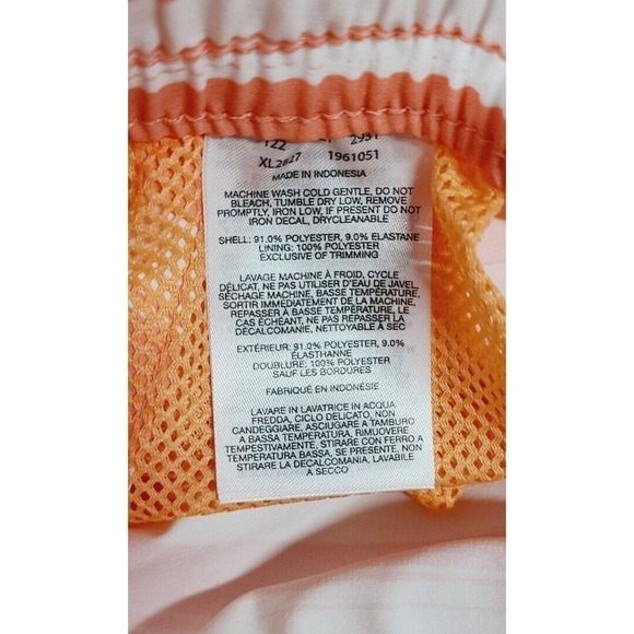 Columbia Omni Shade Bogata Bay Stretch Shorts 3" 50 UPF Stripe Coral Women's XXL - Picture 6 of 12
